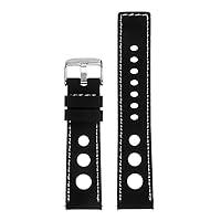 Silicone Rubber Rally Quick Release Watch Band Strap - Choose Your Color - 18mm 20mm 22mm 24mm