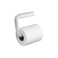 iDesign Plastic Wall Mount Paper Holder, Dispenser for Master, Guest, Kid's Bathroom, 6.95