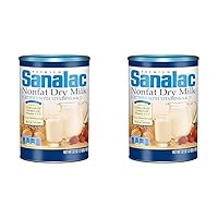 SANALAC Non Fat Dry Milk, 1 qt (Pack of 2)