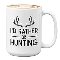 Hunting Lover Coffee Mug 15oz White - the deer hunting - Deer Hunter Dad Retirement Hobby Outdoor Nature Goose Hunt Bucks Wild Huntsman