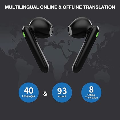 Timekettle WT2 Edge/W3 Translator Device - Bidirection Simultaneous Translation, Language Translator Device with 40 Languages & 93 Accent Online, Translator Earbuds with APP, Fit for iOS & Android