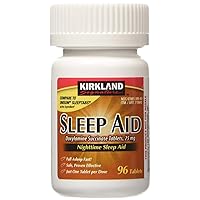 Kirkland Signature Frfv Sleep Aid Doxylamine Succinate 25 Mg X 2 Bottles 96 Tablets Each
