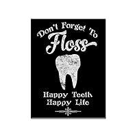 Dental Wall Art Dental Health Education Poster Healthcare Decoration Canvas Art Poster Wall Art Picture Print Modern Family Bedroom Decor 16x20inch(40x51cm) Unframe-Style