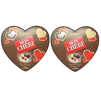 Ferrero Mon Cheri Hazelnut Chocolates - Heart Shaped Gift Box (2 boxes-20 pieces)
