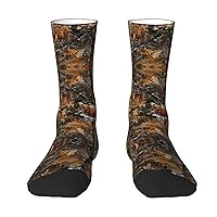 Hunting Deer Bear Moose Adult Socks – Full Print Design With Breathable Comfort – Socks For Everyday Wear And Sports