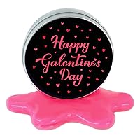 Happy Galentine's Day Pink Putty - Celebrate Friendship with a Playful and Stress-Relieving Gift - Fun and Relaxation in a Jar - Ideal for Gifting
