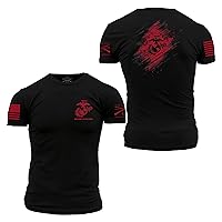 Grunt Style USMC Bound in Blood Men's T-Shirt