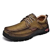 Men's Casual Slip-On Loafers Shoes Lace-Up Lightweight Walking Leisure Men's Outdoor Shoes