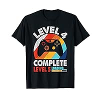 Level 4 Complete Video Gamer Vintage 4th Wedding Complete T-Shirt