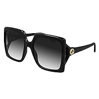 Gucci Square Sunglasses GG0876S 001 Black 60mm 876