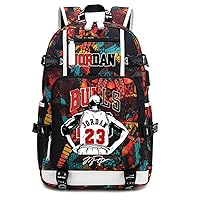 Basketball Player J-ordan Number 23 Multifunction Backpack Travel Daypacks Fans Bag For Men Women (Style 5)