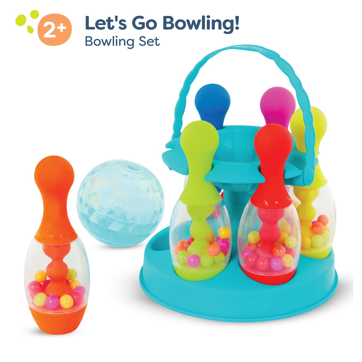 B. toys- B. play- Let's Go Bowling!- Sports and Outdoor Fun Playset- Indoor & Outdoor Game – Play Set for Toddlers, Kids – 2 Years +