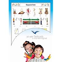 Opposites and Adjective Flashcards in English for Vocabulary Buidling - 英語フラッシュカード、絵カード、子供, 反対の, 形容詞