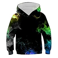 Boys Girls Hoodies For Kids Teens 3D Printed Hoodie Cool Graphic Hooded Sweatshirts Pullover Hoodies With Pockets