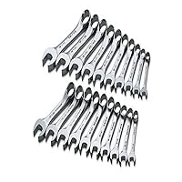 SK Hand Tool 86250 Set Wrench 20Pc Stubby Fr/Mt,Multi