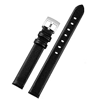 Genuine leather strap For Swarovski 5158517/5158544/5158972 WatchAccessories Fashion bracelet 12mm Small Size Watch strap female (Color : 10mm Gold Clasp, Size : 12mm)