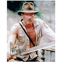 Kirkland Signature Harrison Ford, Indiana Jones 8 X 10 Photo Display Autograph on Glossy Photo Paper