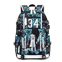 Basketball Player A-ntetokounmpo Multifunction Backpack Travel Backpack Fans Bag For Men Women (Style 3)