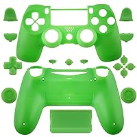 Full Housing Shell Case Cover with Buttons for PS4 for Sony Playstation 4 Wireless Controller - Green