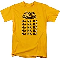 Batman Classic Tv Na Na Na V2 Officially Licensed Adult T Shirt Yellow