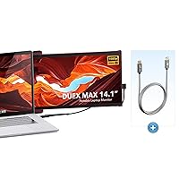 Duex Max Portable Monitor with 8K HDMI Cable, New Mobile Pixels 14.1