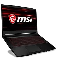 MSI GF63 Thin Gaming 15 Laptop, Intel Core i5-10300H Processor, NVIDIA GeForce GTX 1650, 8 GB RAM, 256 GB SSD, 15.6-inch Full HD (1920 x 1080) Display, Windows 10 - Black W/ Silmarils Accessories