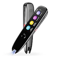 Vormor X3 Translation Pen Scanner, Reader Pen Text to Speech Device for Dyslexia 112 Language Translator Device Support Text Extract, Intelligent Recording Scanner Pen with 2.9 Inch Touch Screen