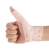 【Upgrade】2 Pieces Breathable Gel Wrist & Thumb Braces for Right & Left Hand | Proven to Relieve Wrist & Thumb Pain Including Arthritis, Rheumatism (2)