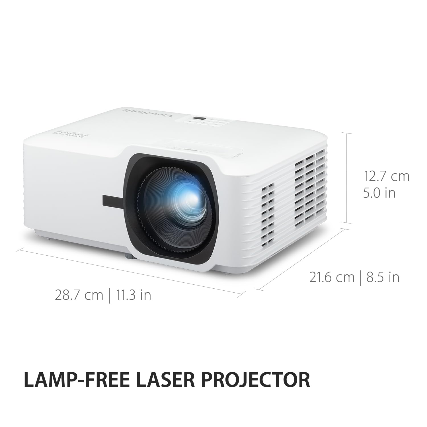 ViewSonic LS740W 5000 Lumens WXGA Laser Projector with 1.3x Optical Zoom, H/V Keystrone, 360 Degrees Projection for Auditorium, Conference Room, and Education