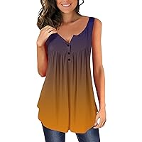 Tops for Women Trendy Summer Womens T-Shirts Trendy Tops Tops for Women 2024 Women Sleeveless Tops Womens Tank Tops with Built in Bra Womens Casual Shirts Blusas De Verano para Mujer 2024