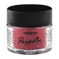 Mehron Makeup Paradise AQ Glitter (.25 oz) (RED)