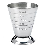 Measuring Cup, 2.5 oz, Stainless Steel
