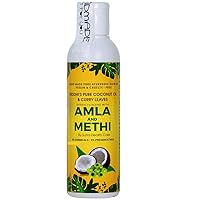 Amla Hair Oil with Methi (Fenugreek) and Curry Leaves for Reduce Hair Fall and Rejuvenate Hair Follicles - Ayurvedic Hair Growth, No Preservatives or Chemicals Hair Oil - 100 ML