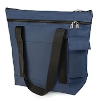 DMI Clean Dirty Nurse Tote Bag, Medical Supplies Bag for Home Care Nurse, Medical Students and More, Navy