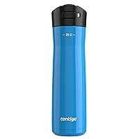 Ashland Chill Stainless Steel Water Bottle with Leakproof Lid & Straw, Water Bottle with Handle Keeps Drinks Cold for 24hrs & Hot for 6hrs, Great for Travel, School, Work, & More, 24oz