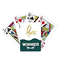 Love Parents Father Mather Family Winner Poker Playing Card Classic Game