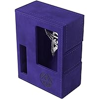 Gamegenic Arkham Horror Investigator Deck Tome - Premium Deck Box for Arkham Horror: The Card Game, Holds a Full Investigator Deck, Mystique - Purple Color, Made