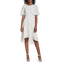 Eliza J Women's Flutter Sleeve Cocktail Or Party Dress