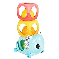 Stack, Rattle & Roll Stacking Blocks - Baby Blocks for Fine Motor Skill Development - Baby Stacking Toys for Sensory Play - Colorful Interactive Stacking Toys - Ages 6 Months and Up