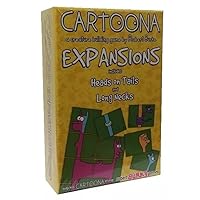Robert Burke Games Cartoona: Expansions - Heads on Tails - Long Necks
