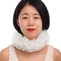 BLESSUME 1pc Lace Renaissance Neck Ruffle Collar