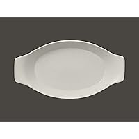 NFOPOD30WH Neo Fusion Sand Oval Dish with Grip Case of 6