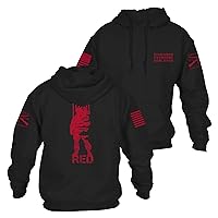 Grunt Style R.E.D. All Forces Men's Pullover Hoodie