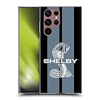 Head Case Designs Officially Licensed Shelby Gray Car Graphics Soft Gel Case Compatible with Samsung Galaxy S22 Ultra 5G