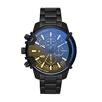 Diesel Griffed Men's Watch with Stainless Steel, Leather, or Silicone Band; 48mm or 42mm Chronograph