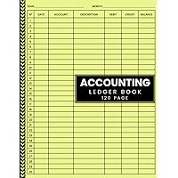 Accounting Ledger Book: Simple Accounting Ledger for Bookkeeping, Small Business and Personnel Financial Planning / Monthly Income and Expense Log Book 8.5 X 11 Accounting Ledger Book: Simple Accounting Ledger for Bookkeeping, Small Business and Personnel Financial Planning / Monthly Income and Expense Log Book 8.5 X 11 Paperback