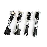 Coilover Suspension 24-Level Fully Adjustable High Performance Kit, compatible with BMW M3 E46 CSL, 2001-2006 (set of 4)