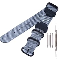 Conversion RAF Nylon Strap +Adapters Replacement for Casio 16mm series watch band