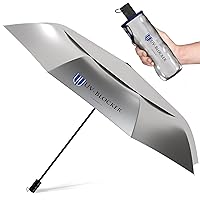 UV-Blocker Compact Sun Protection UV Umbrella Auto Open Auto Close Double Vented Canopy Windproof Sun Umbrella UV Protection 55+ UPF