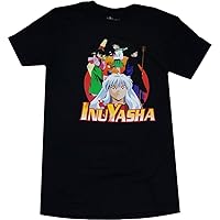 Inuyasha Group Anime Officially Licensed Adult T-Shirt